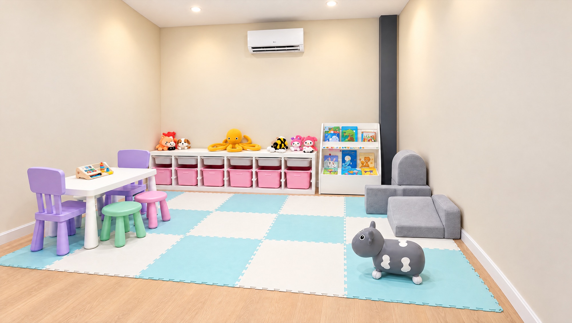 The Nanny Poppins Kids Club room at FITQOR